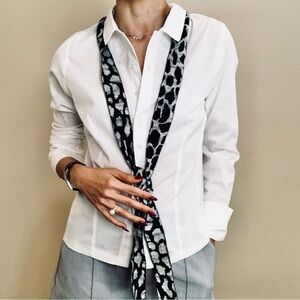 Brand New white plain buttondown shirt